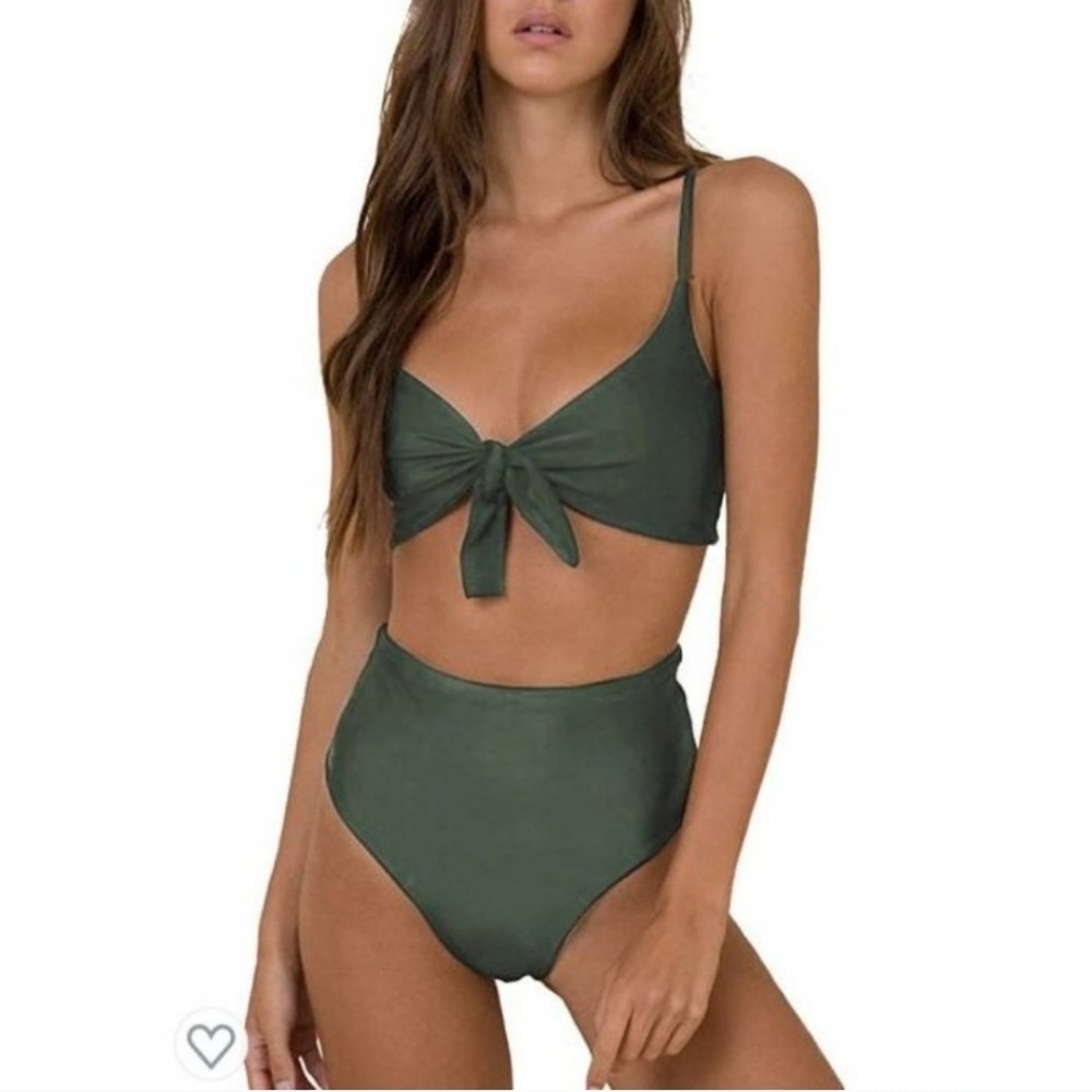 NWT Blooming Jelly Green Bikini